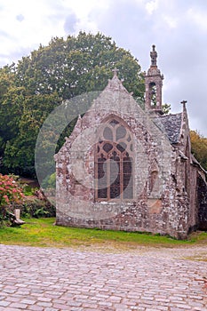 Gothic Chapel in French brittany
