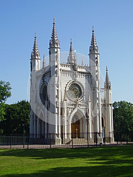 Gothic chapel in peterhof
