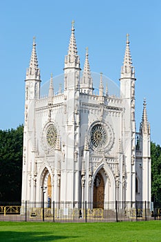 Gothic chapel in Peterhof.