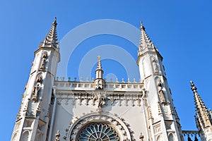 Gothic chapel in Peterhof.