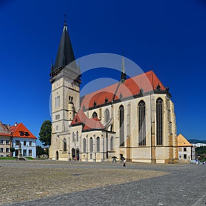 Gothic church in Bardejov