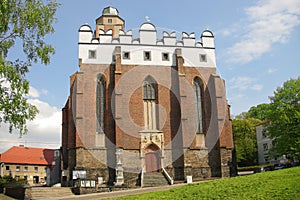 Gothic church with baroque add-ons, Paczkow, Polan