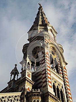 Gothic church in Bogota, Colombia.