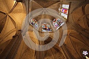 Gothic church chancel photo