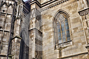 Gothic church detail.