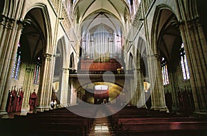 Gothic church interior