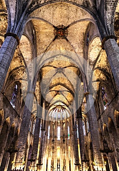 Gothic church interior