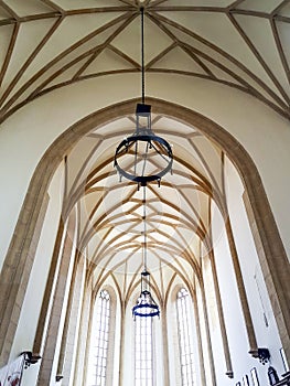 Gothic church interior