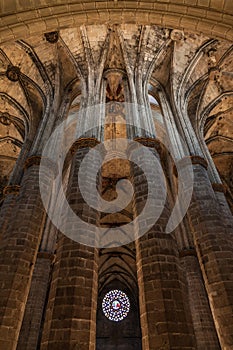 Gothic church interior