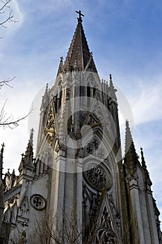 Gothic church in Montevideo