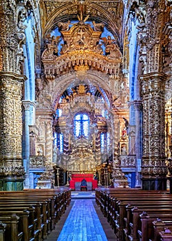 The Gothic Church of Saint Francis, Porto, Portugal.