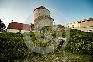 Gothic Church of St. Nicholas, Kostel svateho Mikulase. Historic town Znojmo, South Moravia, Czech Republic. Vineyards  region. photo