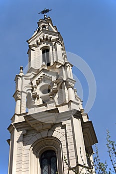 Gothic church steeple