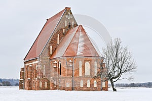 Gothic church Zapyskis Lithuania