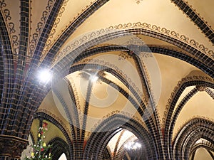 Gothic clinker vault in the town hall of Lübeck