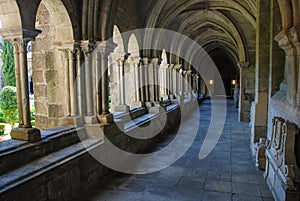 Gothic cloister photo