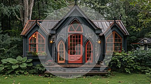 Gothic Cottage in the Woods