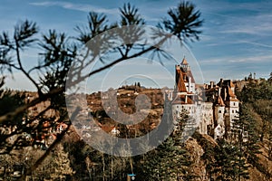 Gothic Count Dracula Bran Castle in Romania