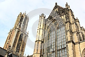 Gothic Dom Tower and Church, Utrecht, Netherlands