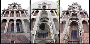 Gothic Dom Tower in Utrecht, Netherlands