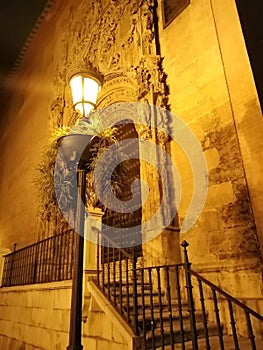 Gothic facade -Sagrario--Malaga Andalusia