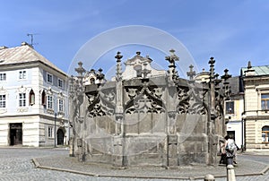 Gothic Fountain in Kutna Hora