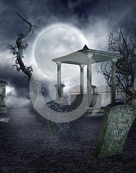 Gothic graveyard 2