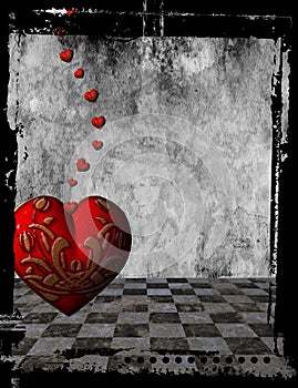 Gothic Heart background