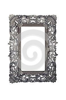 Gothic luxurious concrete stone floral wall frame template border style beautiful