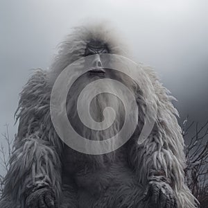 Gothic Minimalism: The Ethereal Portraiture Of A White Gorilla