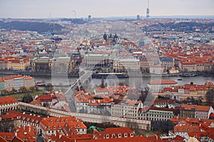 gothic Prague from the old castle