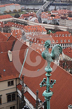 gothic Prague from the old castle