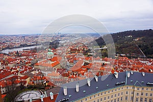 gothic Prague from the old castle