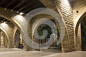 Gothic Quarter of Barcelona.