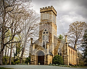 Gothic Revival Espiscopal Church Western virginia