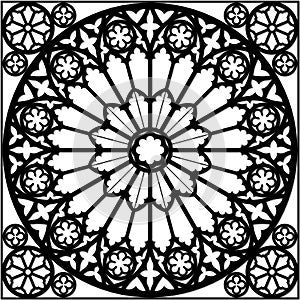 Gothic rose window