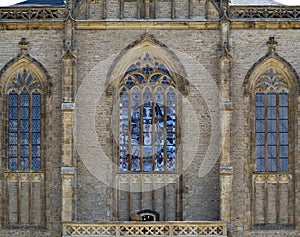 Gothic stained window