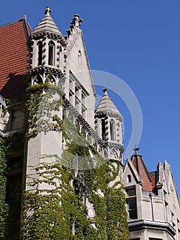 Gothic style building, University of Chicago