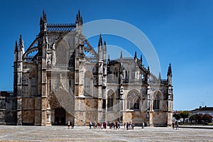 Gothic style church at the Monestary of Alcobaca in Portugal