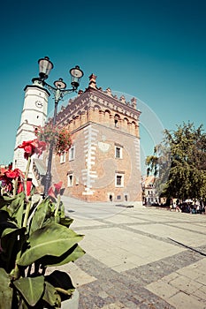 Gothic style Town Hall with Renaissance attic in the Old Town in