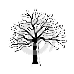 Gothic Tree Sticker