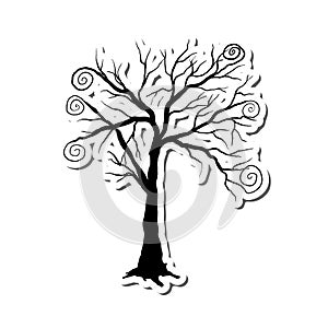 Gothic Tree Sticker