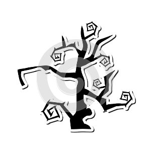 Gothic Tree Sticker