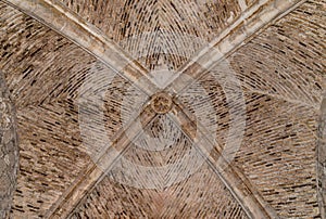 Gothic Vaulted Ceiling at Lorca Castle photo