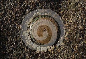 Gothics Mountain USGS Benchmark