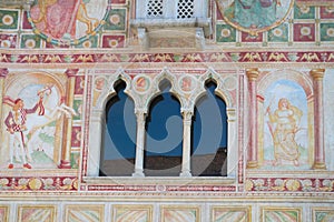 Gotic venetian windows from the Spilimbergo's castle