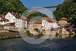 The Gotteron bridge - Fribourg - Switzerland