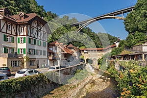 The Gotteron bridge - Fribourg - Switzerland