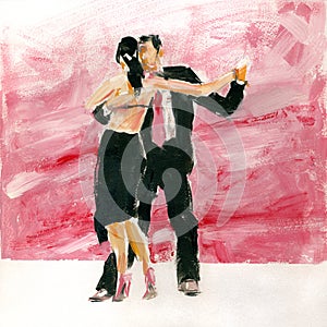 Gouache tango