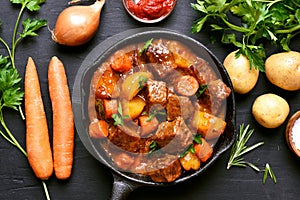 Goulash, beef stew photo